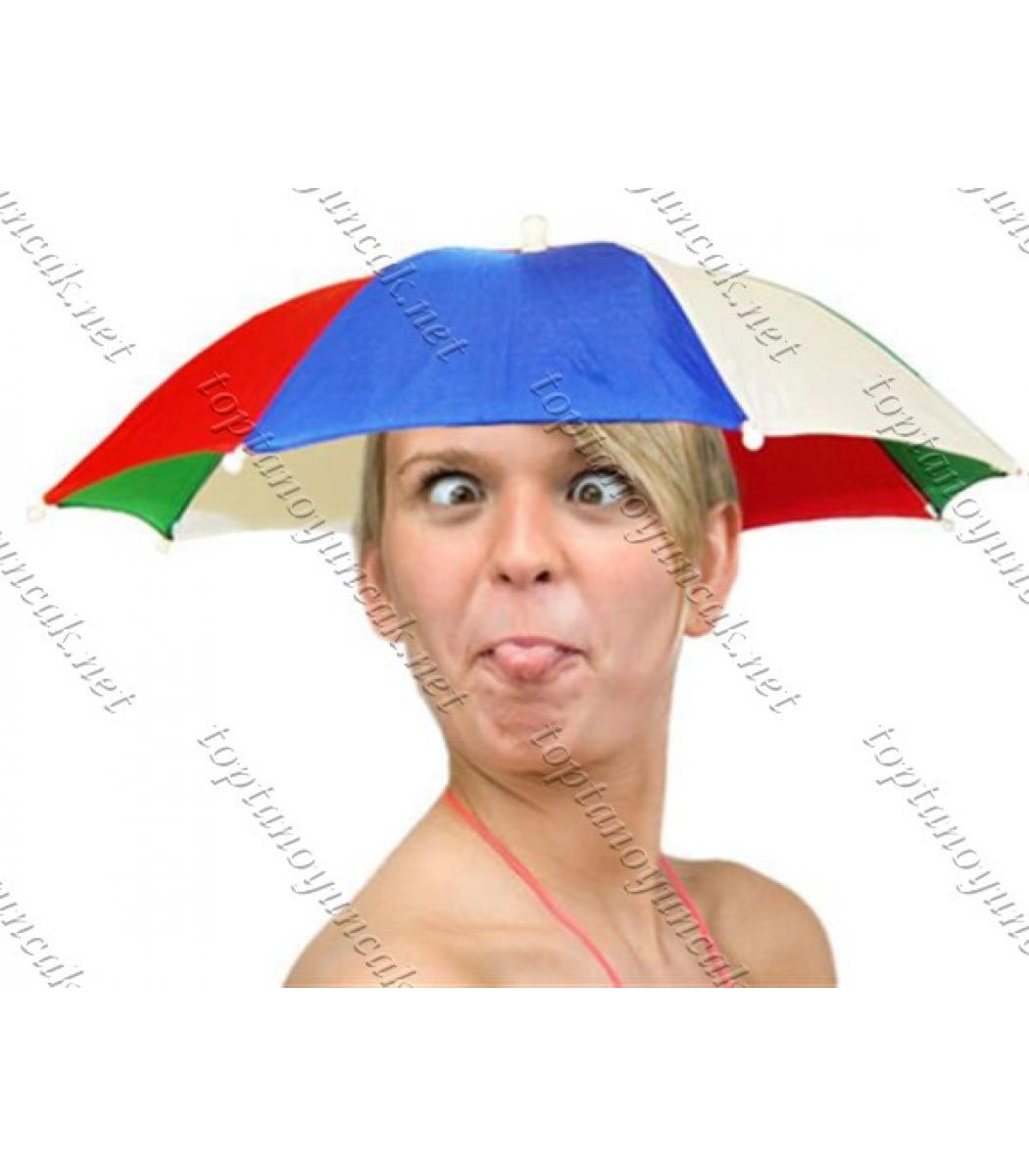 Смешные зонты на голову