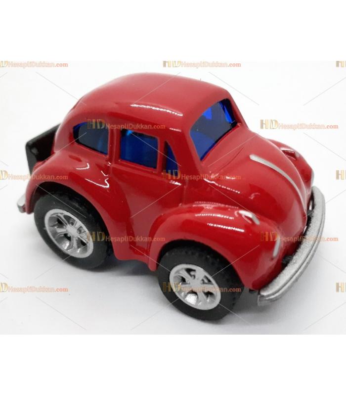 Toptan vosvos oyuncak araba mini kırmızı çek bırak metal