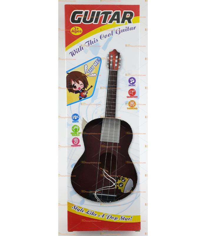 Oyuncak gitar ahşap görünümlü toptan
