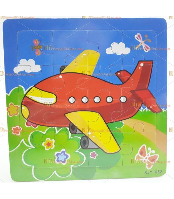 Toptan yapboz puzzle ahşap oyuncak uçak